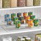 mDesign Plastic Tiered Kitchen Food Storage Organizer Spice Rack Holder